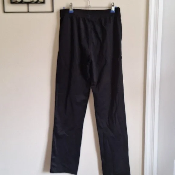 Adidas Boys Black Athletic Pants Size L - Picture 3 of 5